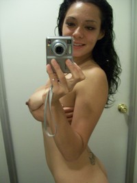 hot chicks naked free sexy selfshots squeeze those tits april