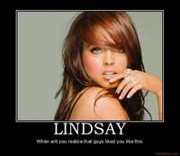 hot girls redhead demotivational poster lindsay lohan redhead women woman girl chick chic