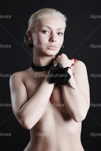 hot naked black women depositphotos beauty woman black rose stock photo