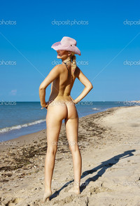 naked beach pics depositphotos naked young woman beach stock photo
