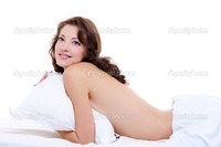 naked girl pics depositphotos pretty adult naked girl lying bed stock photo