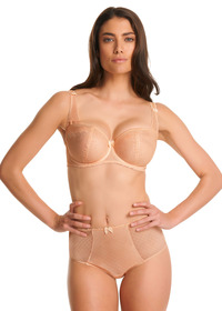 nude and lingerie app media freya lingerie gem nude underwired half cup bra high waisted brief