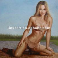 nude girl pics photo realistic nude girl canvas oil painting product