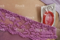 panties and sex photos condom tucked lace panties safe picture photo