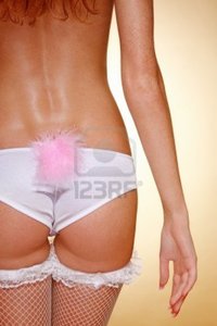 panties sexy photo pepperbox back bum slim tanned sexy redhead girl panties pink tail stockings photo