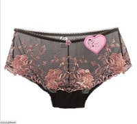 panties sexy pics embroidery low waist lace transparent sexy womens panties coffee adcb