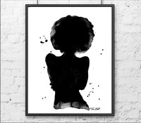 pic of nude black women fullxfull market nude watercolor