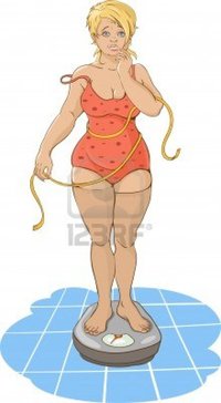 plump woman pics waiale plump woman standing scales upset due excess weight photo