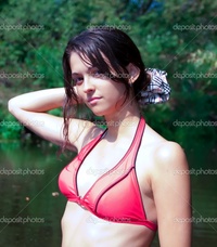 sexy brunette images depositphotos portrait sexy brunette girl nature stock photo