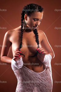 sexy woman naked pics depositphotos naked sexy woman brown background stock photo