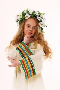 russian girl pictures evdoha beautiful russian girl wreath photo