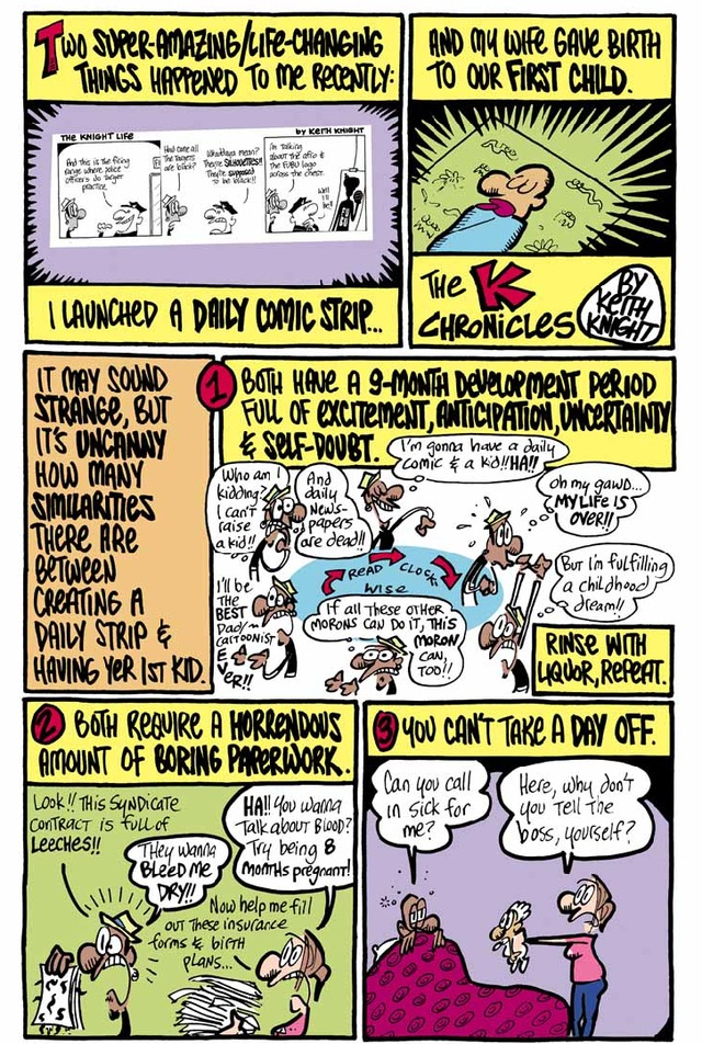 funny adult comics knight keith kchronicles notables