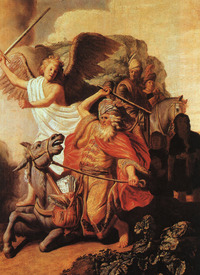 ass pics rembrandt balaam ass