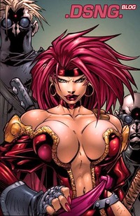 boobs and tits image red monika battle chasers joe mad thick sexy female comic character superhero redhead head huge boobs breasts tits pirate costume forums threads woman kills boyfriend